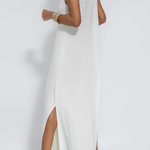 Solid Color Sleeveless Maxi Dress