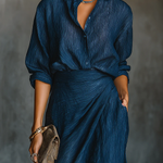 Celeste | Elegant Wrap Maxi Set