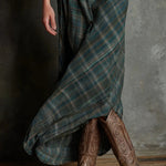 Valentina | Long Plaid Dress