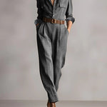 Anna™ | elegant checkered jumpsuit
