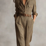 Delfina | Chic Checked Jumpsuit