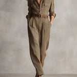 Delfina | Chic Checked Jumpsuit