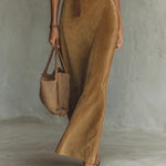 Elena | Luxe Suede Maxi Dress