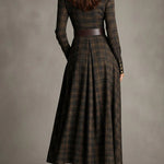Gutti | Checked long shirt dress