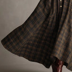 Gutti | Checked long shirt dress