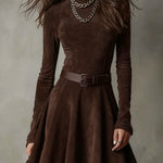 Blake | Vintage Suede Mini Dress
