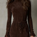 Gwen | Isla Suede Midi Dress