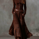 Emerson | Michelle Suede Maxi Dress