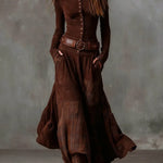 Leonora | Vintage Dress with Belt