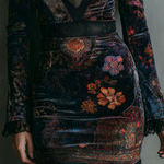 Dylan | Sofia Floral Velvet Mini Dress