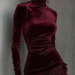Daphne | Chiara Velvet Mini Dress