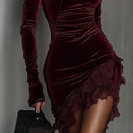 Daphne | Chiara Velvet Mini Dress