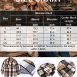 Nadorine Plaid Shacket Jacket Long Button Down Shirts