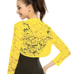 Nadorine Women's Bolero Shrugs Crochet Lace Open Cardigan