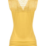 Ruched Cowl Neck Tank Tops - Nadorine (Us Only)