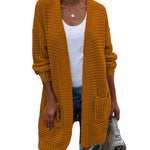 Nadorine Women's Fall Open Front Cardigan