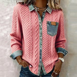 Arielle | Patchwork Knit Top