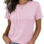 Casual Summer Basic Crewneck Tee (US Only)