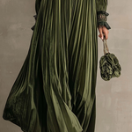 Nellie | Maxi Dress With Floral Shoulder Detail