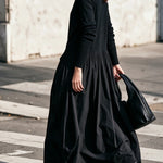 Odette | Oversized Mock Neck Maxi Dress