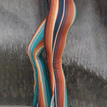 Fashion Skinny High Waist Casual Pants Flared Pants