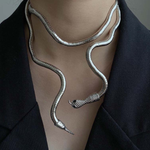 Statement Snake Shape Necklace