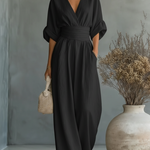 Chiara | Fluid Long Jumpsuit with Print