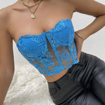 Floral Lace Corset Top
