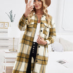 Plaid Shirts Jacket Shacket Coats