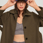 Nadorine Double-sided Cashmere Coat Long Loose Woolen Jacket