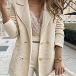 Shawl Collar Elegant Loosen Daily Long Sleeve Coat