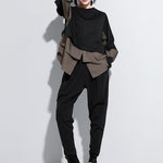 False Two Split-Joint Long Sleeve T-Shirt
