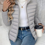 Nalia ��� Quilted High-Neck Jacket