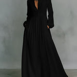Harper White | Elegant Long Sleeve Maxi Dress For Women