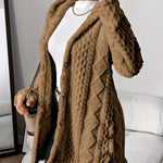 Aria ��� Cozy Argyle Knit Coat
