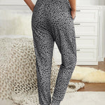 Nadorine Casual Drawstring Elastic Waist Jogging Jogger Pants with Pockets
