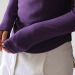 Half Turtleneck Long Sleeve Slim-fit Base T-shirt