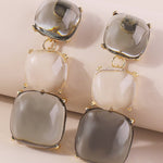 Geometric Drop Earrings Earrings Accessories