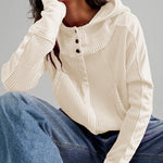 Long Sleeve Loose Slouchy Zip Hoodie Jacket