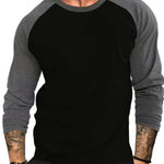 Bryson | Two-Tone Raglan Long Sleeve Shirt