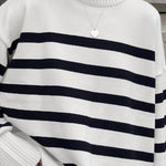 Loose Striped Pullover Sweater