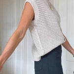 Women's Pointelle Sweater Vest