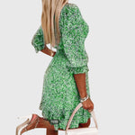 Trinidad | Floral Puff Sleeve Dress