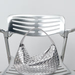 WOVEN EFFECT HANDBAG