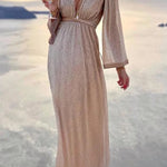 Twinkle and Shine Bell Sleeve Cocktail Party Dress