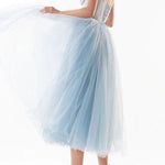 Slim fit mesh dress dress banquet princess dress