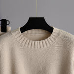 Nadorine Casual Knit Two-Piece Set Loose-Fit Sweater and Wide-Leg Pants
