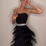Nadorine Embellished Tassel Dress