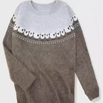 Martha | Stylish Winter Sweater Featuring Sheep Jacquard Design