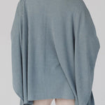 Textured Lace Trim Open Front Kimono Cardigan